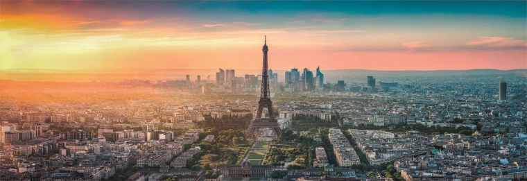 Puzle 1000 piezas compacto panorama París