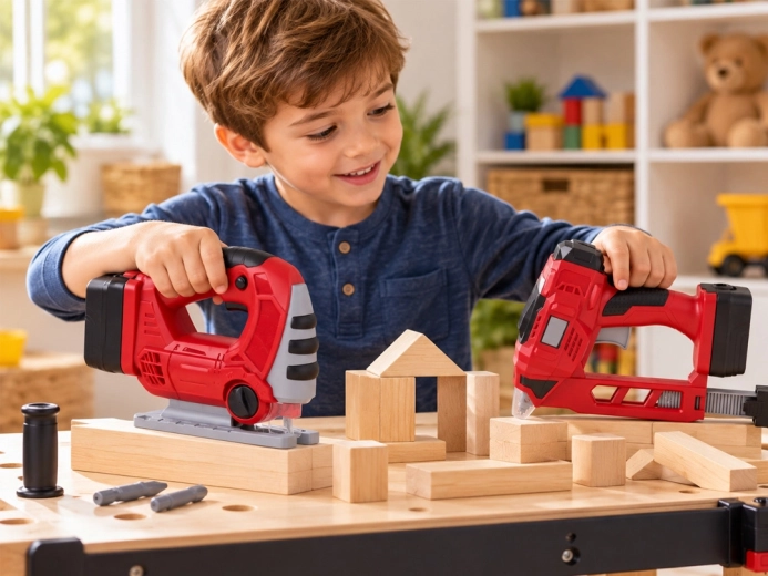 Equipamiento completo para pequeños aficionados al bricolaje