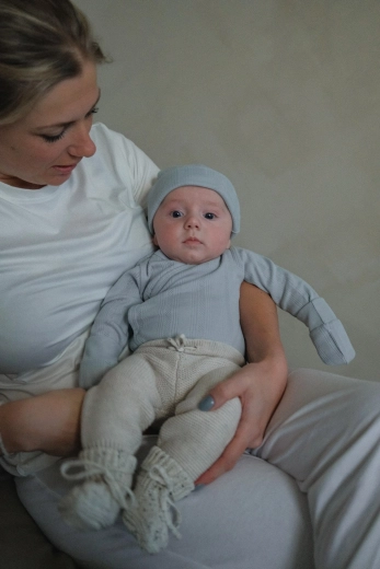 100% algodón orgánico suave con la piel