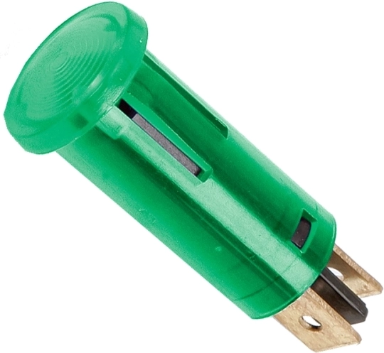 Luz indicadora verde 12 V CC