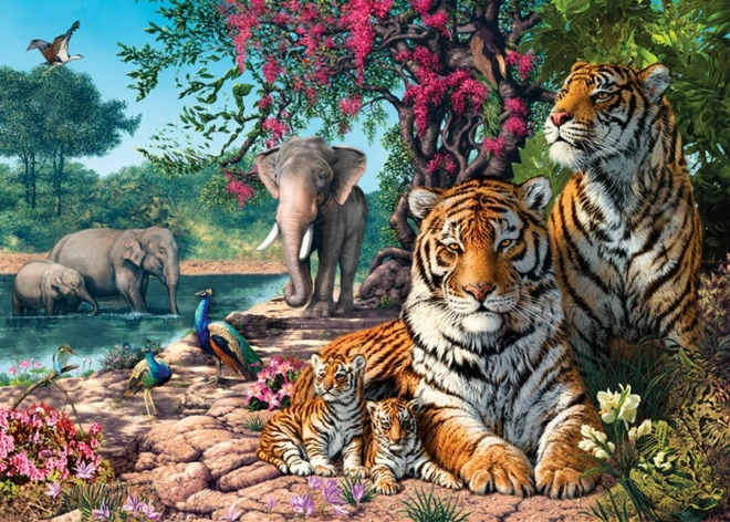 Puzzle Refugio de tigres 300 piezas