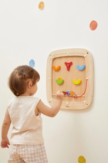 El juego de pared ahorra espacio