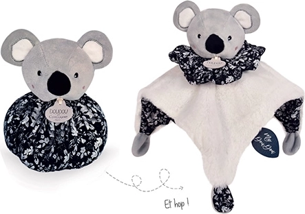 Peluchito de apego koala gris 3 en 1 para bebés