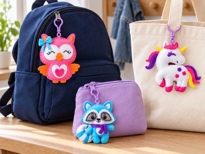 Colgantes para mochilas, bolsos y llaves