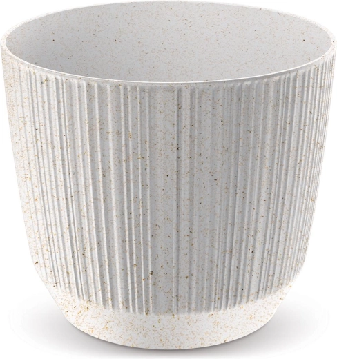 Maceta Ryfo Eco Wood 14,6 cm – blanca