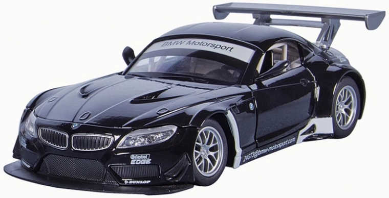 Modelo metálico BMW Z4 GT3 1:32 con luces y sonidos