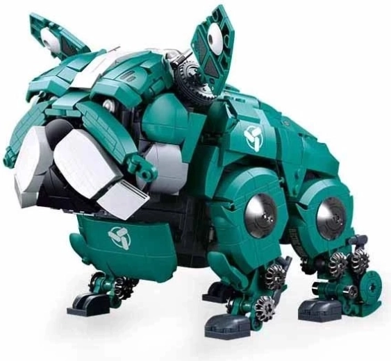 Sluban bulldog mecánico – set de construcción verde