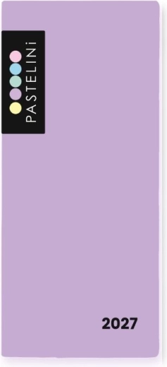 Agenda mensual Pastelini en funda de PVC 2027 morada