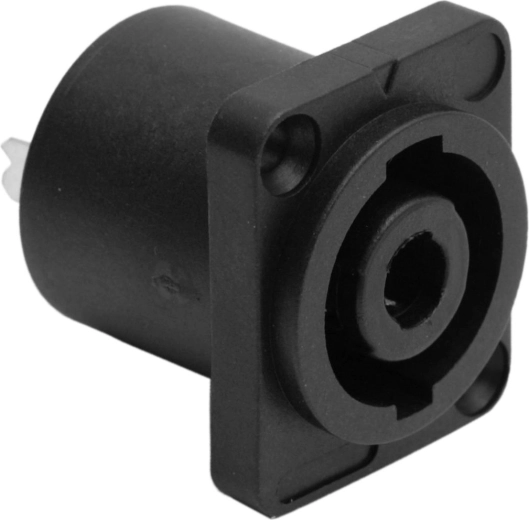 Toma Speakon empotrable de cuatro polos