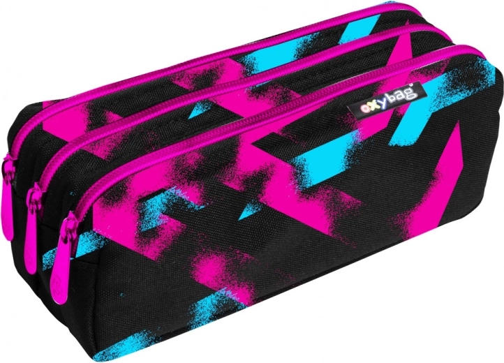 Estuche escolar con 3 cremalleras Line Girl