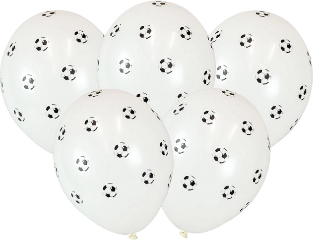 Globos con estampado de balón de fútbol