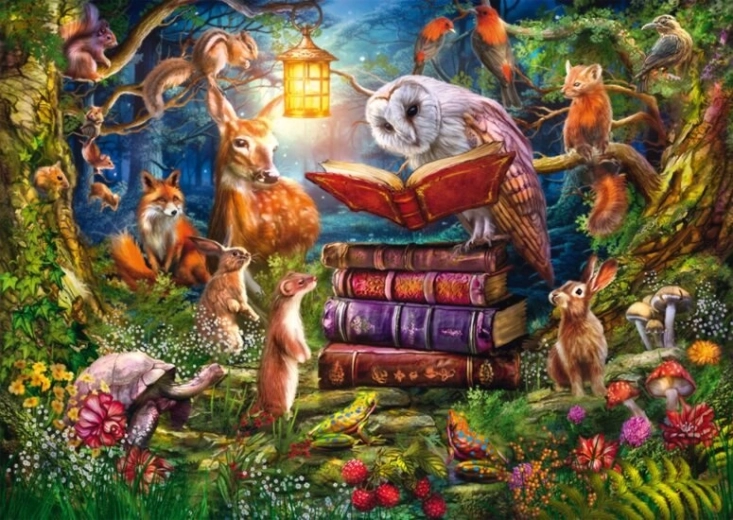 Puzzle de cuentos para dormir en el bosque 1000 piezas