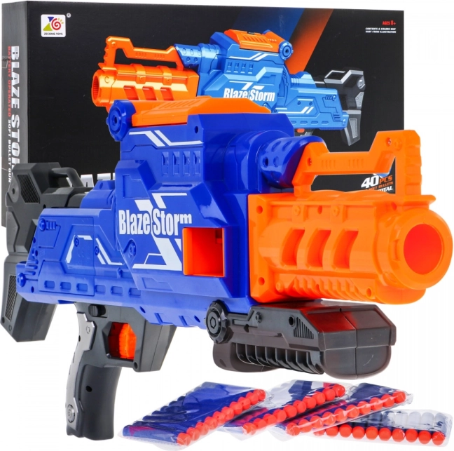 Pistola infantil automática Blaze Storm 8+ con 40 dardos de espuma
