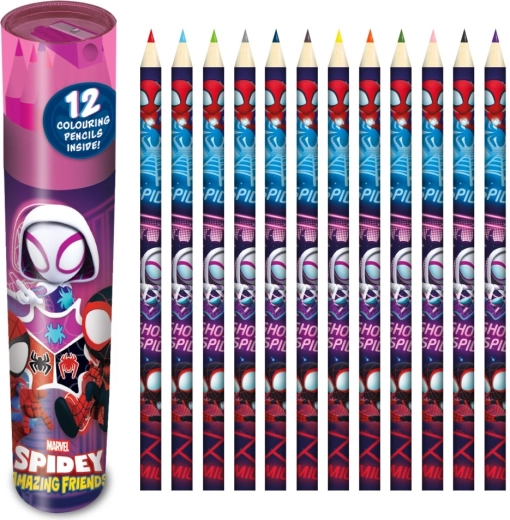 Set de lápices de colores Spidey