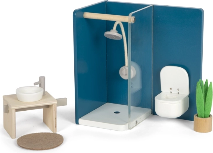 Baño realista para muñecas