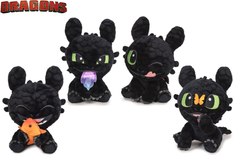 Dragón de peluche Desdentao Cómo entrenar a tu dragón 30 cm - 1 unidad