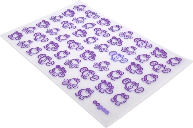 Mantel individual infantil de silicona Oogaa morado