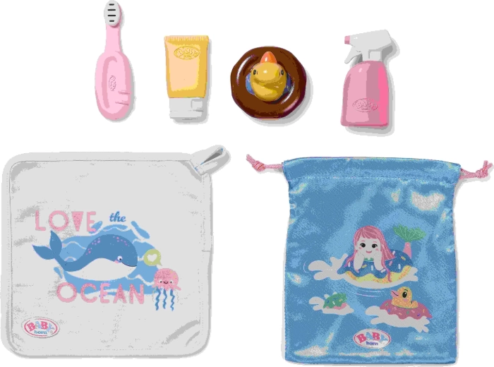 BABY born toalla y accesorios para el baño