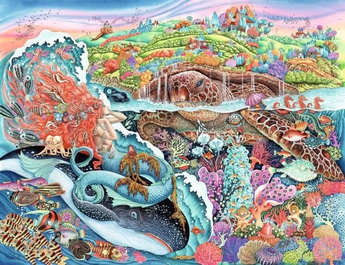 Puzzle Historias de las profundidades 2000 piezas RAVENSBURGER