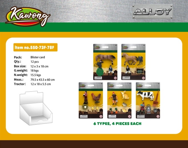 Animalito con figura – set de juego