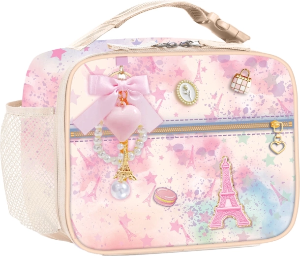 Bolsa térmica infantil para merienda con llavero Dulce París