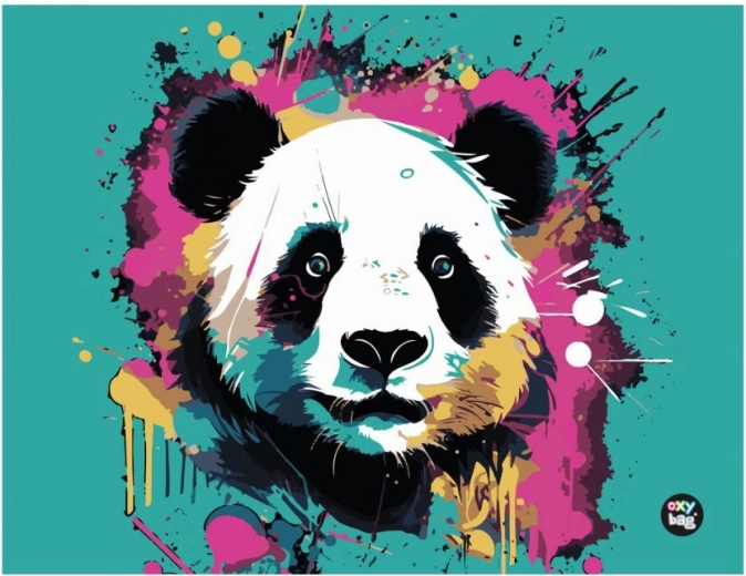 Mantel para educación artística 65 × 50 cm – panda
