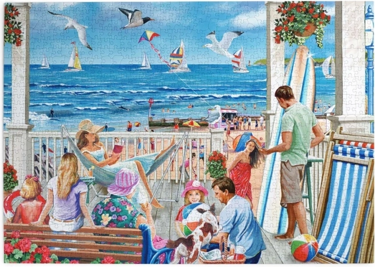 Puzzle House of Puzzles Tranquilidad en la terraza, 1000 piezas