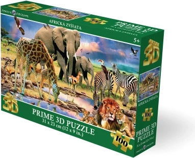 Puzzle 3D – animales africanos