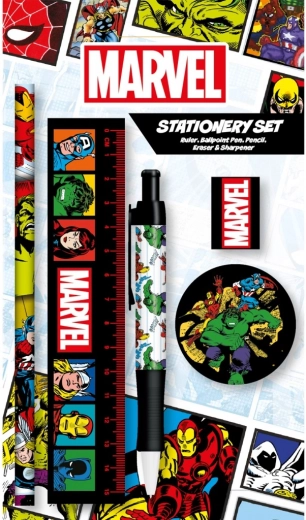 Set escolar Marvel con motivo