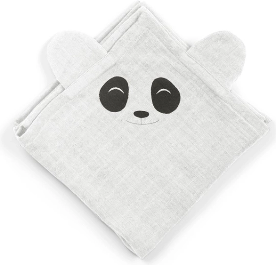 NuuRoo Bjork pañales de muselina panda white onyx (2 uds)