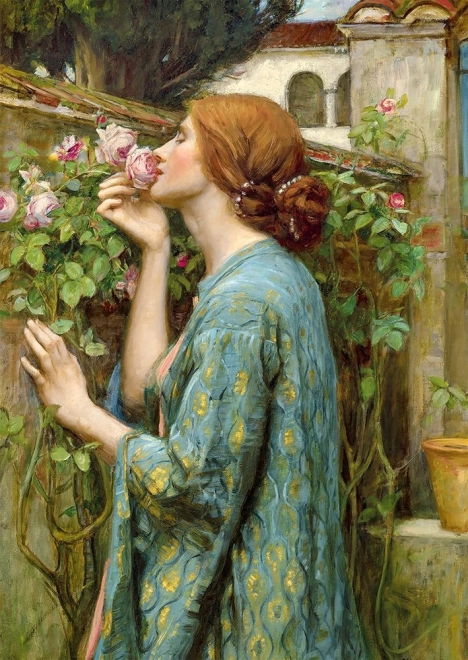 Puzzle ENJOY John William Waterhouse: El alma de la rosa, 1000 piezas