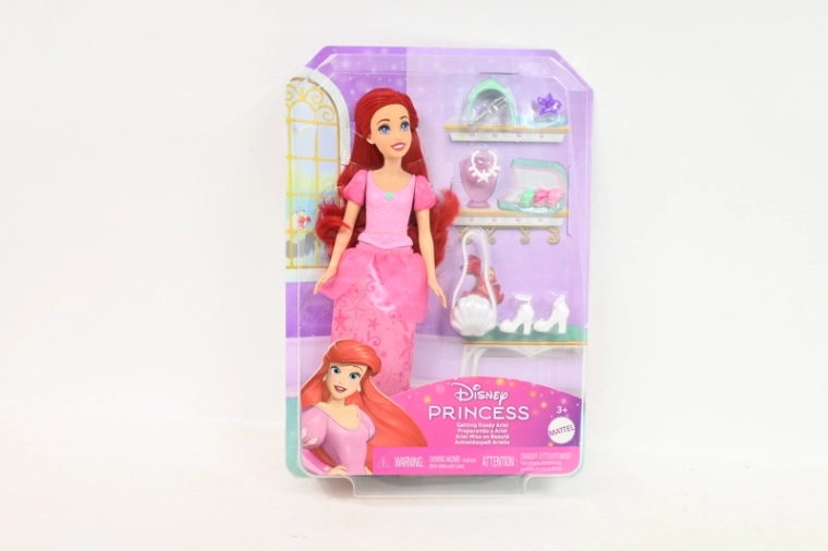 Disney Princess Ariel con vestido de baile y accesorios
