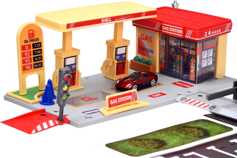 Estación de servicio para jugar de forma realista