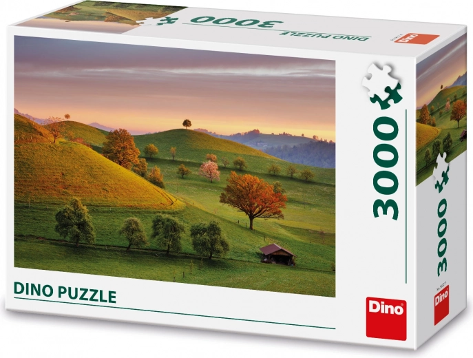 Puzzle Dino Amanecer de cuento 3000 piezas