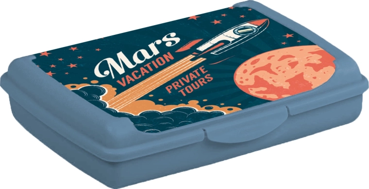 Caja de almuerzo Carla Click-Box Mini Space Tour