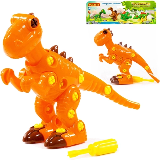 Tiranosaurio atornillable – kit de construcción para niños