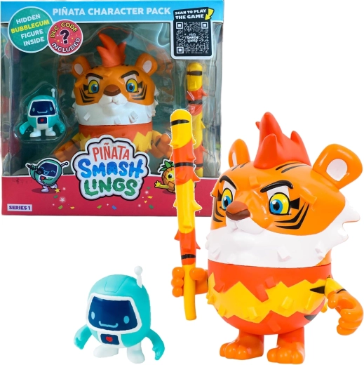 Piñata tigre Mo con 2 figuras PINATA SMASHLINGS