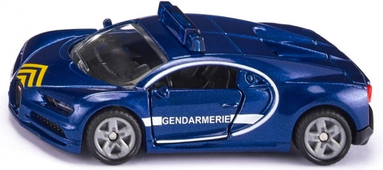 Modelo de coche Bugatti Chiron Gendarmerie Siku