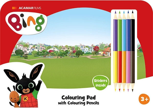Set de dibujo con lápices de colores Bing