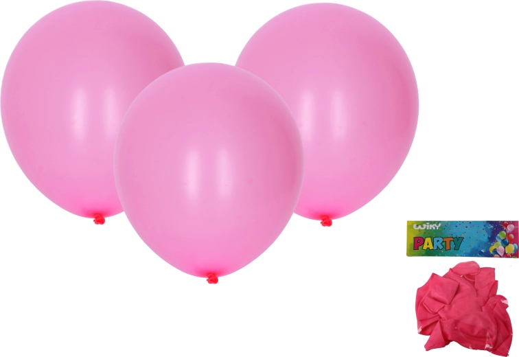 Globos inflables de 30 cm – set de 10 unidades, rosas
