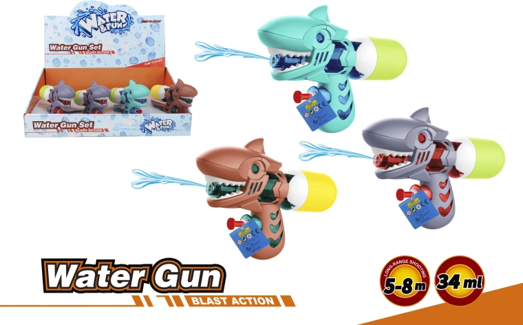 Pistola de agua Tiburón 15 cm