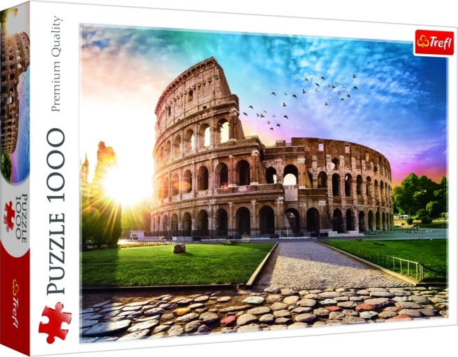 Puzzle de 1000 piezas – Coliseo en los rayos del sol – Trefl
