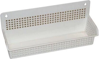 Cesta colgante de plástico grande 30 × 10 × 13 cm, mix de colores