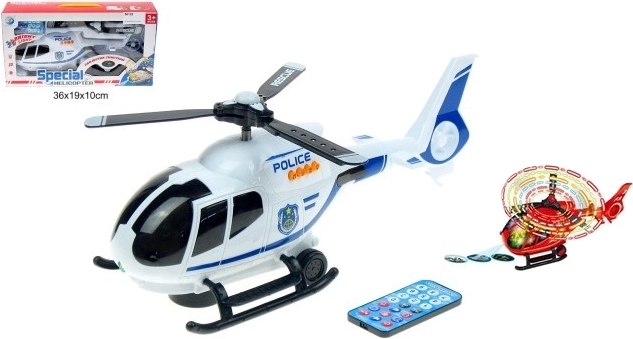 Helicóptero con piloto a pilas