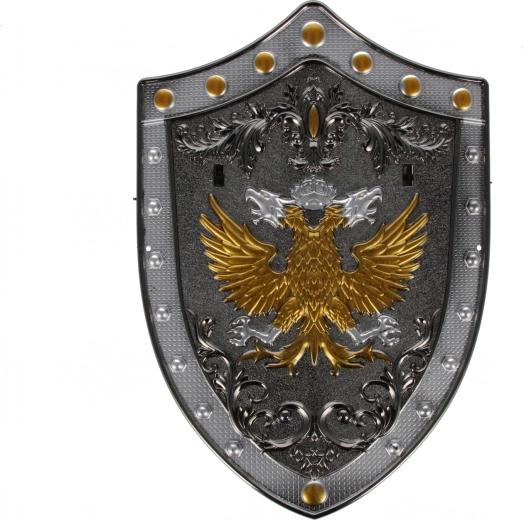 Escudo decorativo con escudo de armas para una defensa heroica