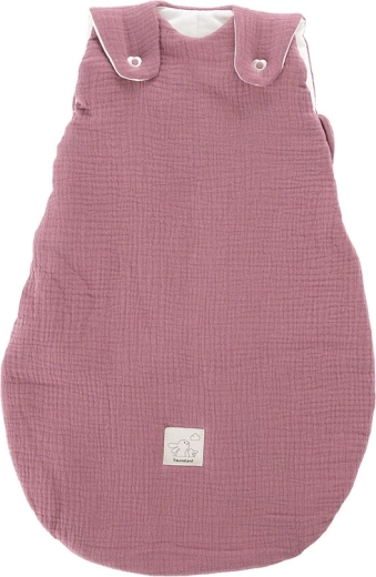 Saco de dormir exterior Träumeland Liebmich de muselina Pflaume 68/74