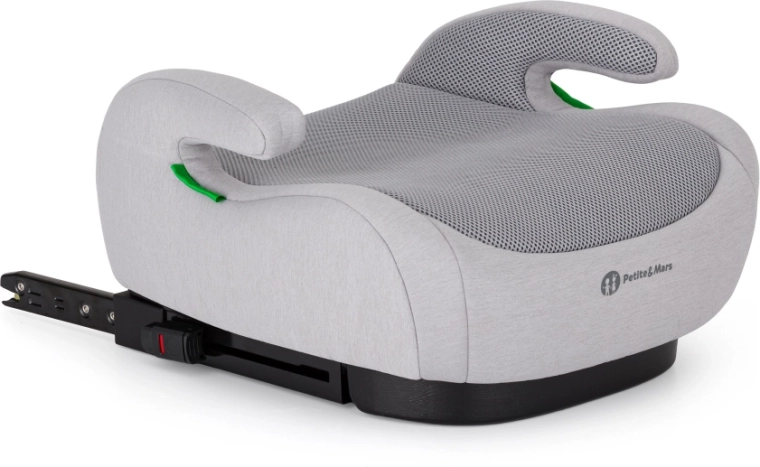 Petite & Mars elevador Optimus Pro i-Size Air Gentle Grey 125–150 cm