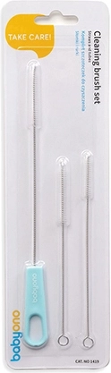 BabyOno cepillos para limpiar pajitas, 3 uds.
