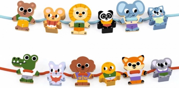 Ensartar animalitos DJECO