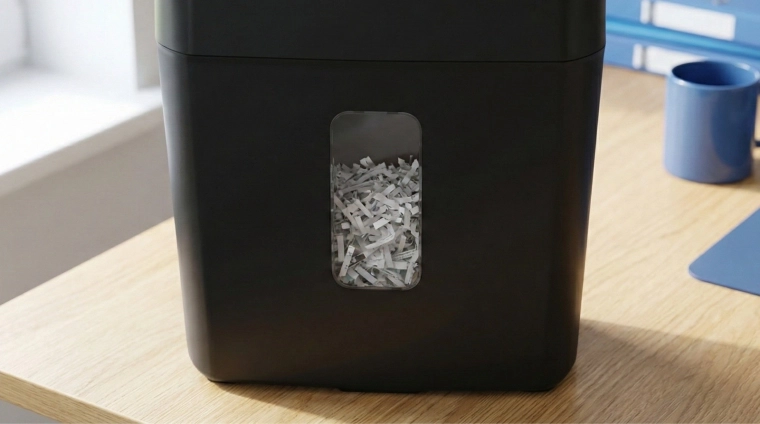Papelera práctica de 11,5 l con ventana